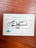 Australian Test Cricket Cards Signed By Matthew Hayden