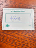 Australian Test Cricket Captain Cards Signed By Bill Lawry