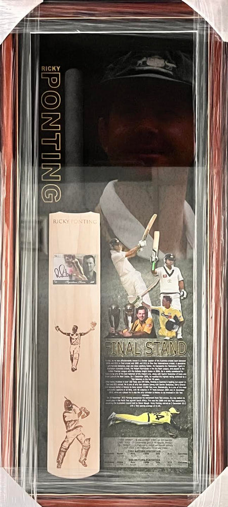 CRICKET-Mark Taylor Bat Framed