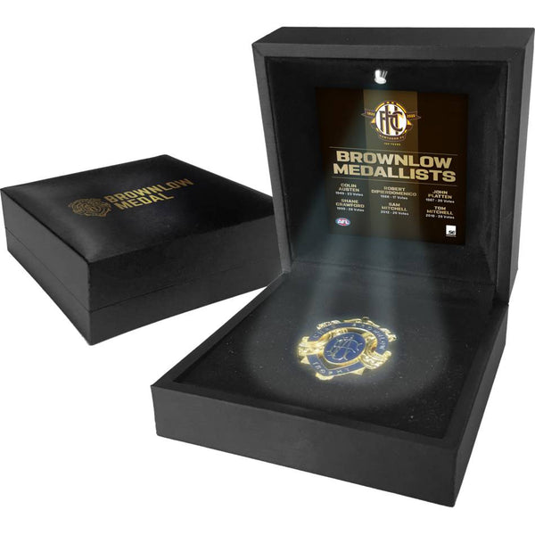 HAWTHORN Football Club Brownlow Medal Display 100 Years