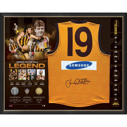 HAWTHORN-JASON DUNSTALL SIGNED GUERNSEY DISPLAY