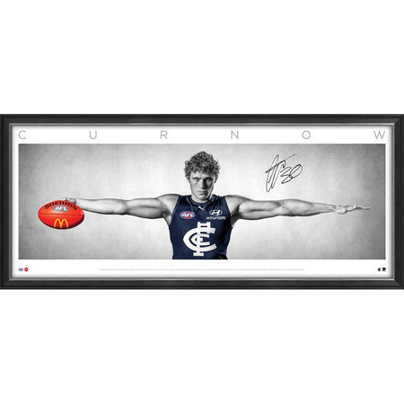 CARLTON-Patrick Cripps 2022 Brownlow Medal Signed Piece of Action Lithograph