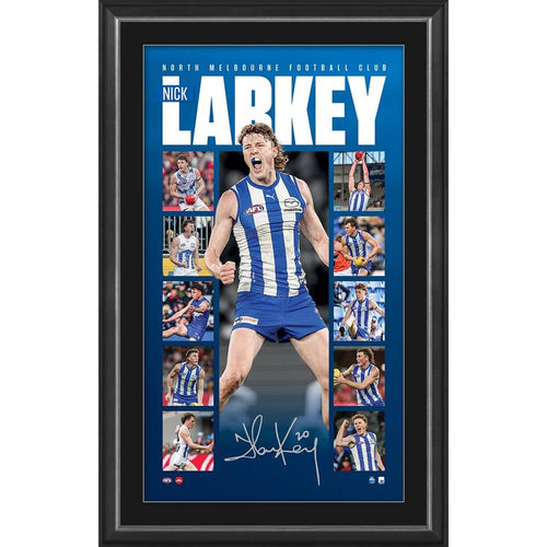 NORTH MELBOURNE-Nick Larkey Signed Vertiramic