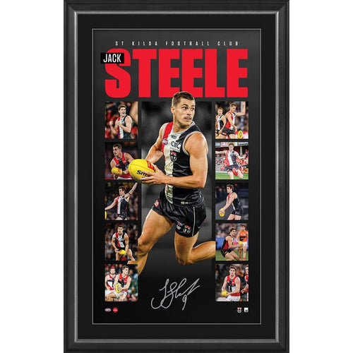 ST KILDA-Jack Steele Signed Vertiramic