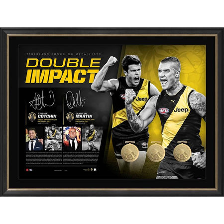 RICHMOND-DUSTIN MARTIN SIGNED GUERNSEY DISPLAY