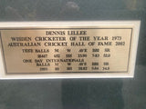 CRICKET-Dennis Lillee signed aluminium used bat (with photos)
