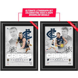 CARLTON-Patrick Cripps 2024 and 2022 Brownlow Lithograph Bundle