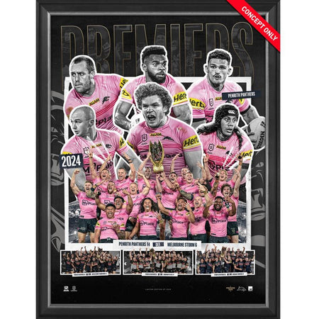 NRL-PENRITH PANTHERS 2021 REPLICA PREMIERS MINI TROPHY