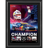 MOTOR RACING-Will Brown Signed Champion Lithograph