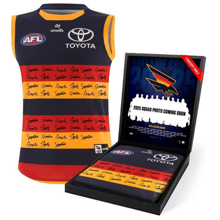 West Coast Eagles 2025 Squad Signed Guernsey