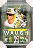 CRICKET- Mark Waugh Signed Card/ Image/ Framed (Copy)