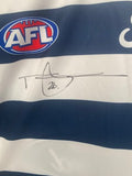 GEELONG jumper Signed by Tom Hawkins