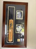 CRICKET-Doug Walters signed bat (images, photos, records, framed)