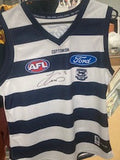 GEELONG jumper Signed by Jeremy Cameron