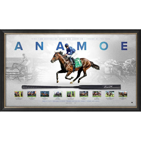 HORSE RACING-Black Caviar 'Record Breaker' Framed