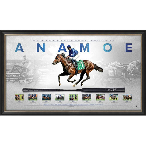 HORSE RACING-Anamoe Signed Whip Display