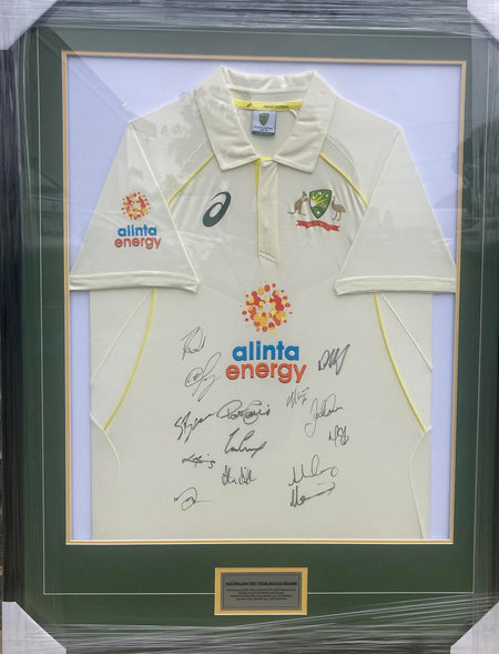 CRICKET-Characters Of Australian Cricket Poster - Signed by 11 Iconic Test Players