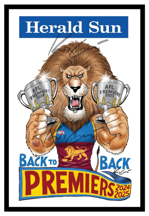 BRISBANE 2025 Knight Poster – Official Framed Edition