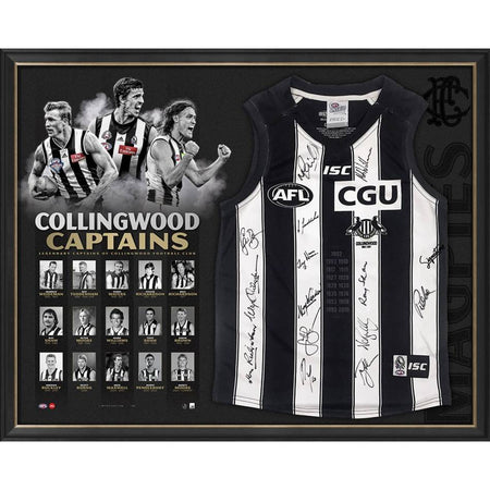 COLLINGWOOD FOOTBALL CLUB 2024 SQUAD SIGNED GUERNSEY
