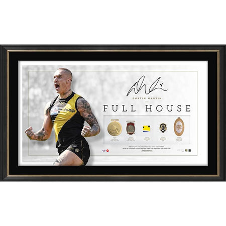 RICHMOND-DUSTIN MARTIN SIGNED GUERNSEY DISPLAY