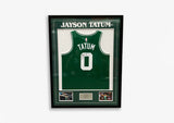Jayson Tatum Exclusive Hand Signed Jersey - Framed