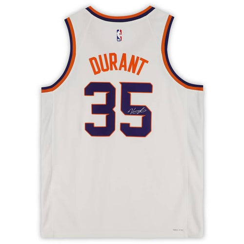 BASKETBALL-Kevin Durant Signed White Phoenix Suns Jersey Framed