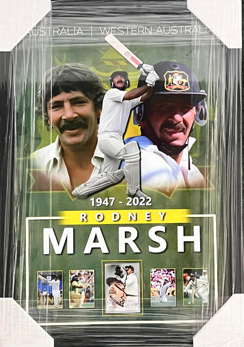 Rodney Marsh Singed Frame