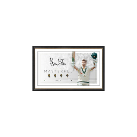 CRICKET-Dennis Lillee Signed Cricket Ball & Bat Framed