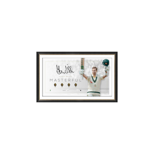 CRICKET-STEVE SMITH SIGNED LITHOGRAPH