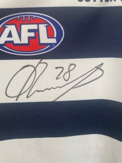 GEELONG jumper Signed by Ollie Dempsey