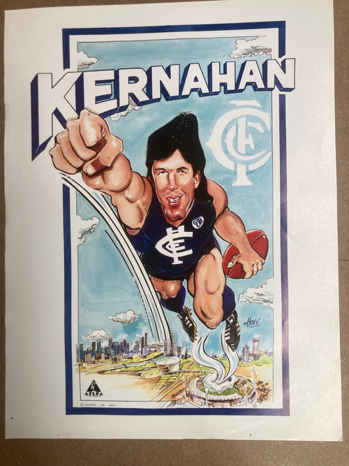 Carlton Blues - Stephen Kernahan Team 10 Print