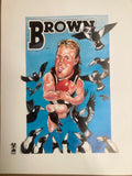 Collingwood Magpies - Campbell Brown Team 10 Print