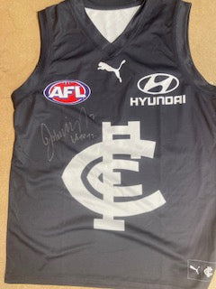 CARLTON - John Nicholls Signed Jumper