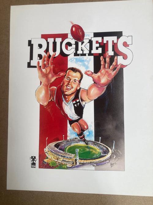 Saint Kilda - Stewart Loewe (Buckets) Team 10 Print