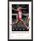 Buddy Franklin 1000 Goals Signed Vertiramic