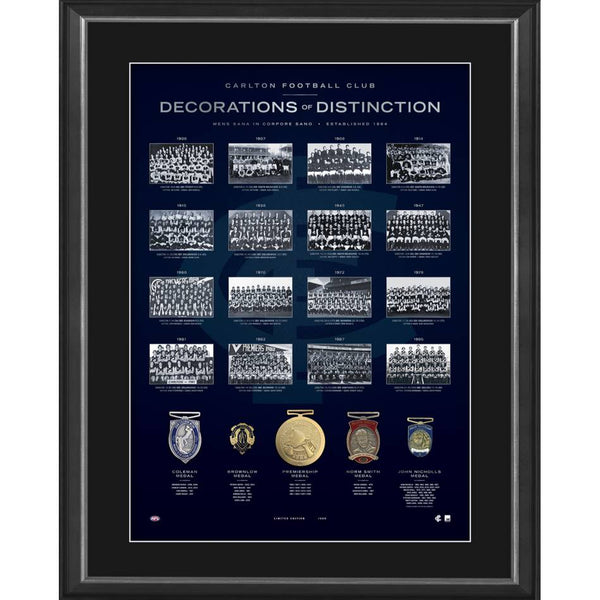 CARLTON-2025 Carlton Football Club Decorations of Distinction