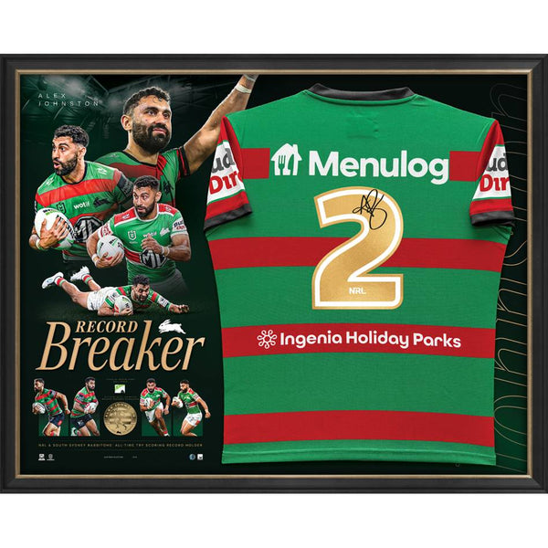 NRL-Alex Johnston 213 Deluxe Jersey Display