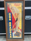 BRADMAN-Don Bradman print how I play cricket/Framed