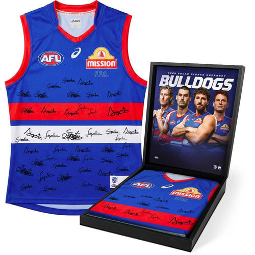 WESTERN BULLDOGS 2026 Squad Signed Guernsey