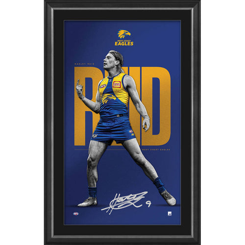 WEST COAST EAGLES-Harley Reid Signed Vertiramic