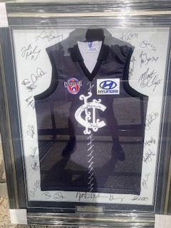 GEELONG-Jimmy Bartel Signed Print/ Framed