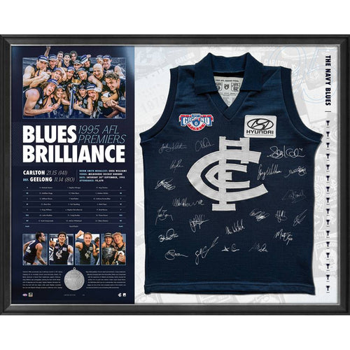 Carlton 1995 Premiership Signed Guernsey