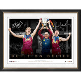 BRISBANE LIONS Leaders Signature Icon Series (Neale & Andrews)/Framed