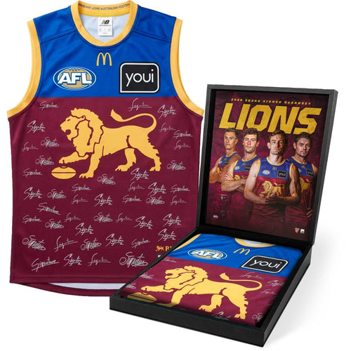 BRISBANE LIONS 2026 Squad Signed Guernsey