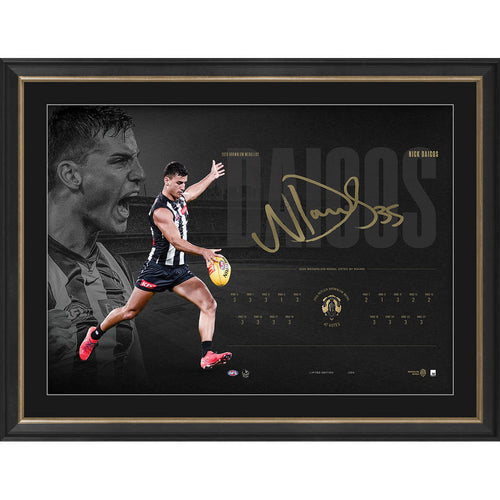 Nick Daicos 2026 Brownlow Medal Signed Lithograph
