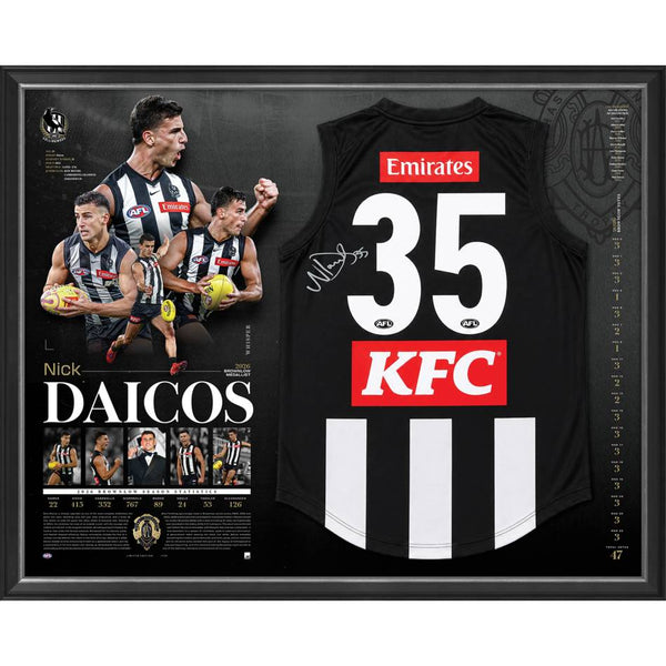 Nick Daicos 2026 Brownlow Medal Signed Guernsey