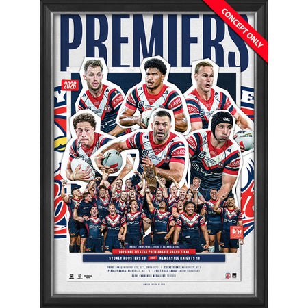 NRL-Nathan Cleary Full House Signed Jersey Display