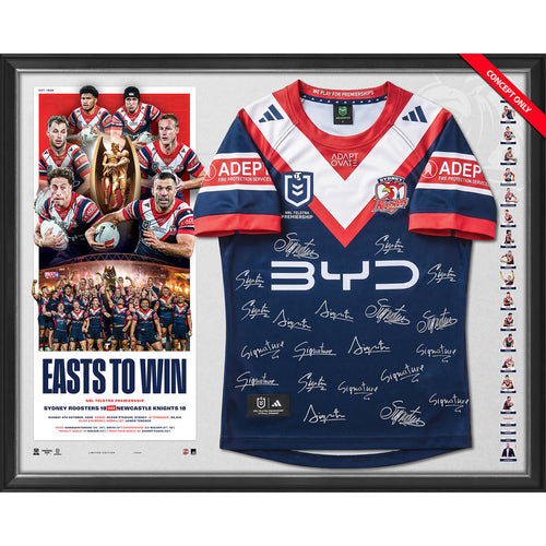 NRL-Sydney Roosters 2026 Premiers Team Signed Jersey