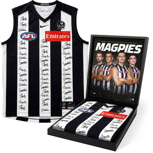 COLLINGWOOD Football Club 2026 Squad Signed Guernsey