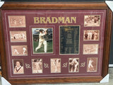 BRADMAN-Bradman collage of photos included a Signed colour photo